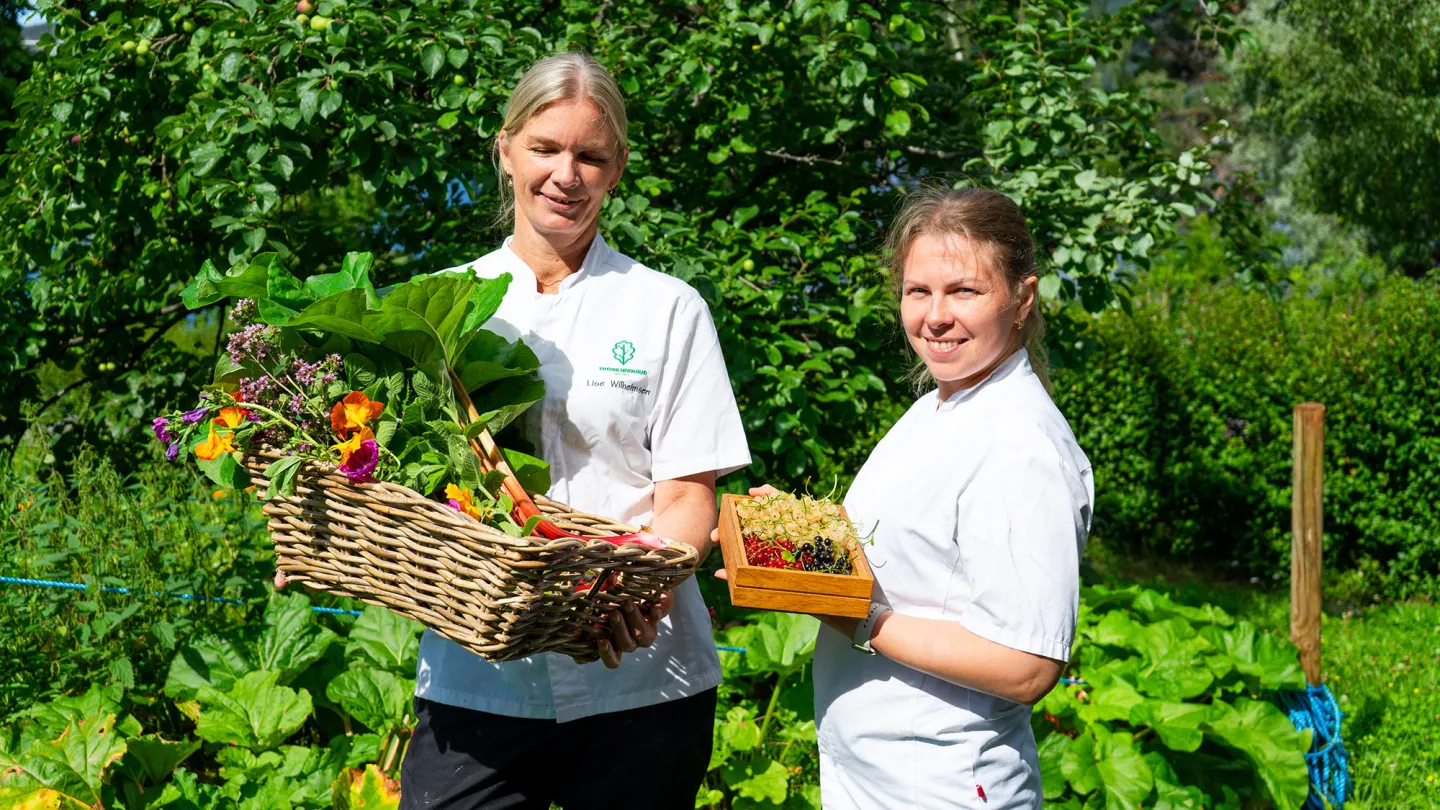 Kokker i kjøkkenhagen